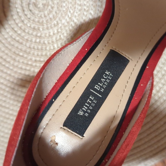 White House Black Market suede heels - Picture 5 of 6